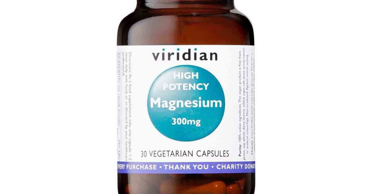Viridian HiPotency Magnesium 300mg Buy… Natural Health Store