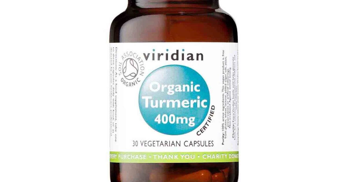 Viridian Organic Turmeric 400mg Buy Online… Natural Health Store