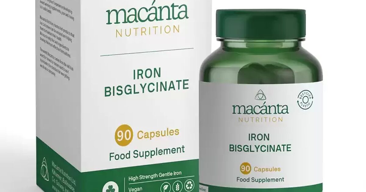 Macanta Iron Bisglycinate 25mg Buy Online in… Natural Health Store