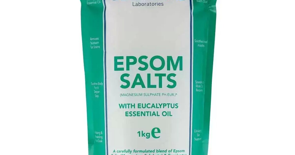 Ultrapure Epsom Salts Infused with Eucalyptus… Natural Health Store