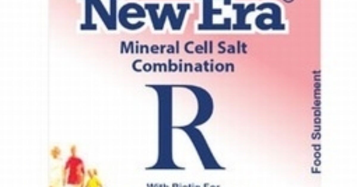 New Era Tissue Salts Combination R Buy… Natural Health Store