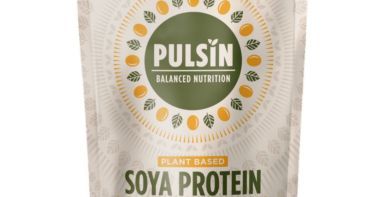 Pulsin Unflavoured Vegan SOYA Protein Powder - 1kg - Ghana
