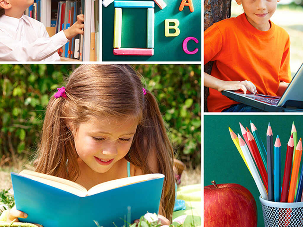 Children school collage