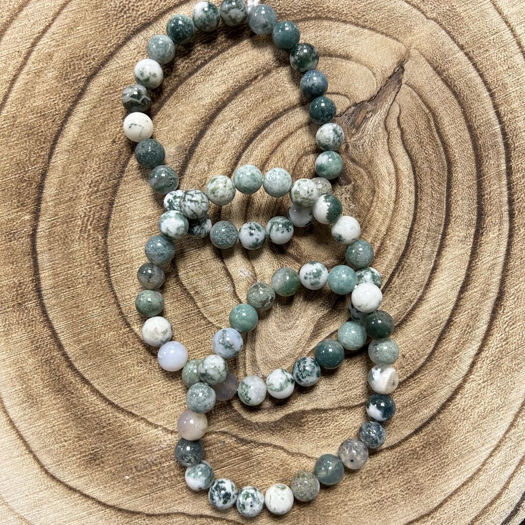 Moss-agate-bracelet