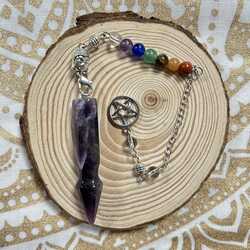 Amethyst-triple-moon-chakra-Pendulum