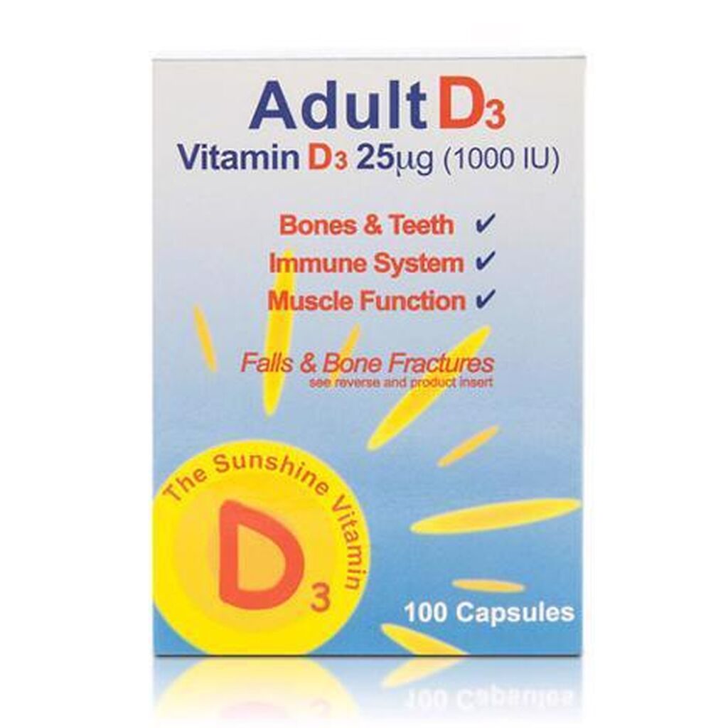 Adult d3 100 tablets