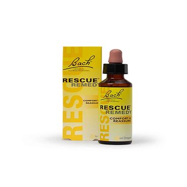 Bach Rescue Remedy Drops Ingredients: Grape Alcohol (approx. 27% v/v), Flower Extracts of: Rock Rose, Impatiens, Clematis, Star of Bethlehem and Cherry Plum. To use: Put 4 drops into a drink of your choice or put 4 drops on your tongue as often as required.