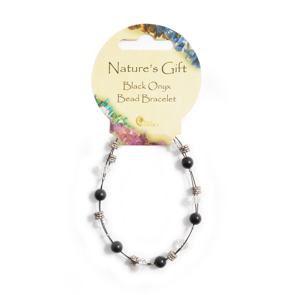 Black onyx bead