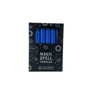Spirit of Equinox Wisdom Magic Spell Candles -Blue