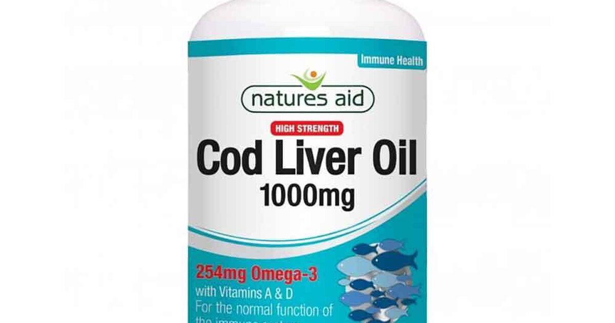 Natures Aid Omega 3 Cod Liver Oil 1000mg Buy… Natural Health Store