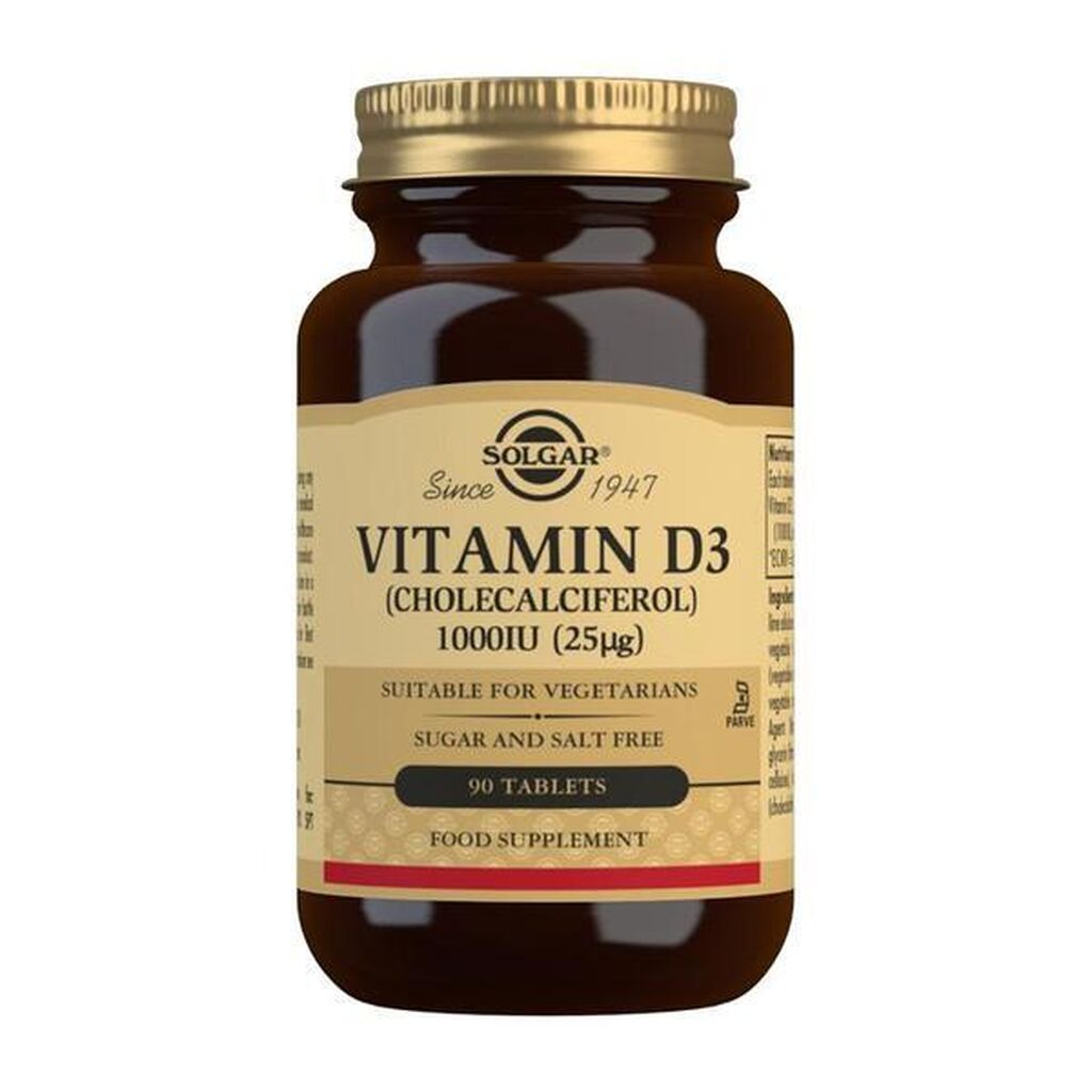 Solgar Vitamin D3 1000 IU Tablets