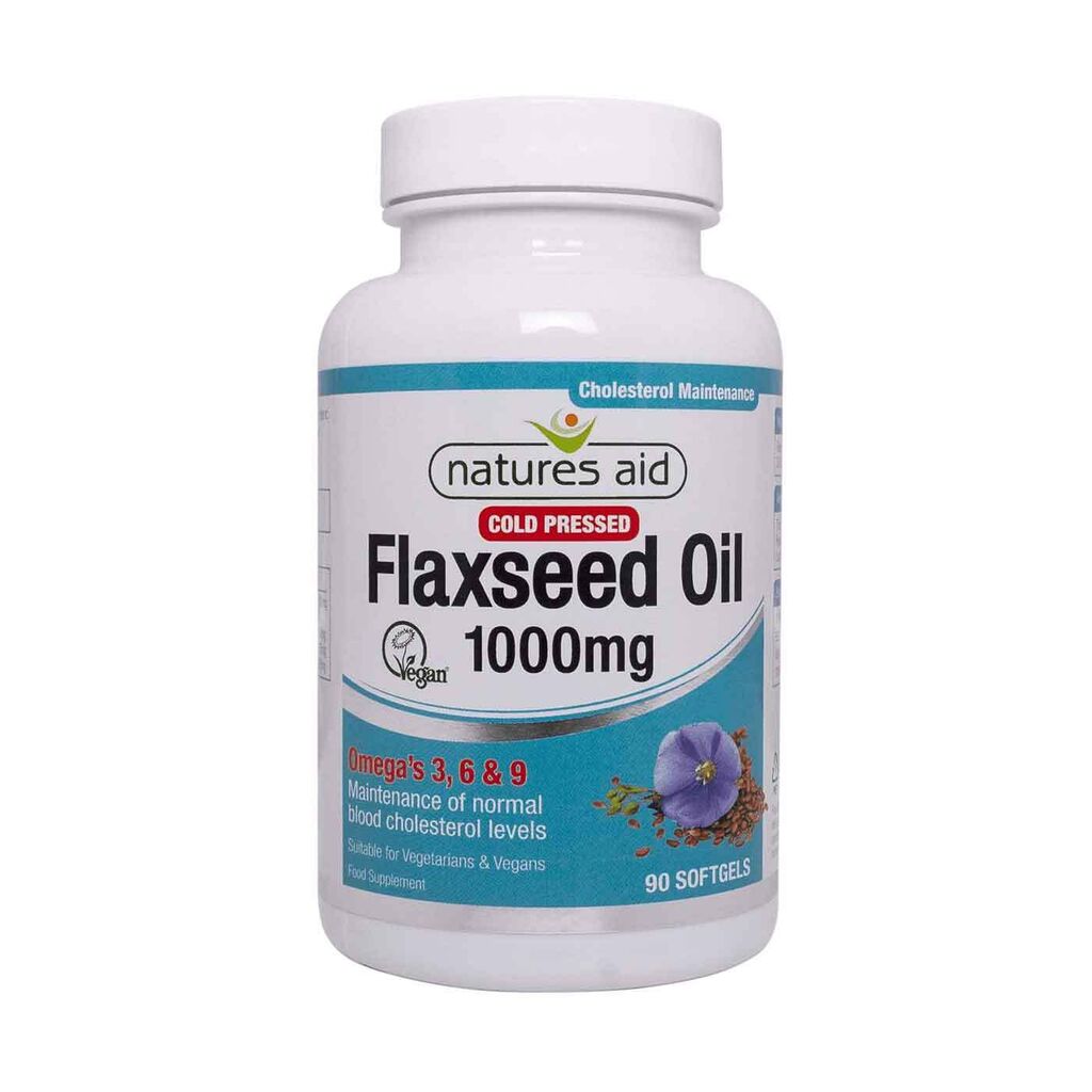 Natures Aid Flaxseed Oil 1000mg