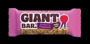 Ma Baker Giant Bar- Raspberry 
Ingredients: Oats (42%), non-hydrogenated vegetable margarine (vegetable oils, water, salt), golden syrup, raw cane sugar, vegetable glycerine, soya flour, freeze dried raspberries (0.5%), raspberry flavouring.