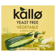 Kallo Yeast Free Vegetable Stock Cubes