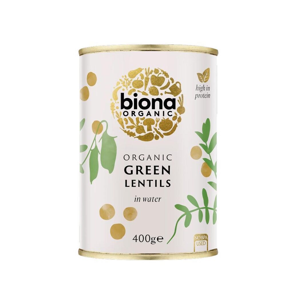 Biona green lentils