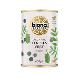 9784 BIONA Lentils Vert400g 001