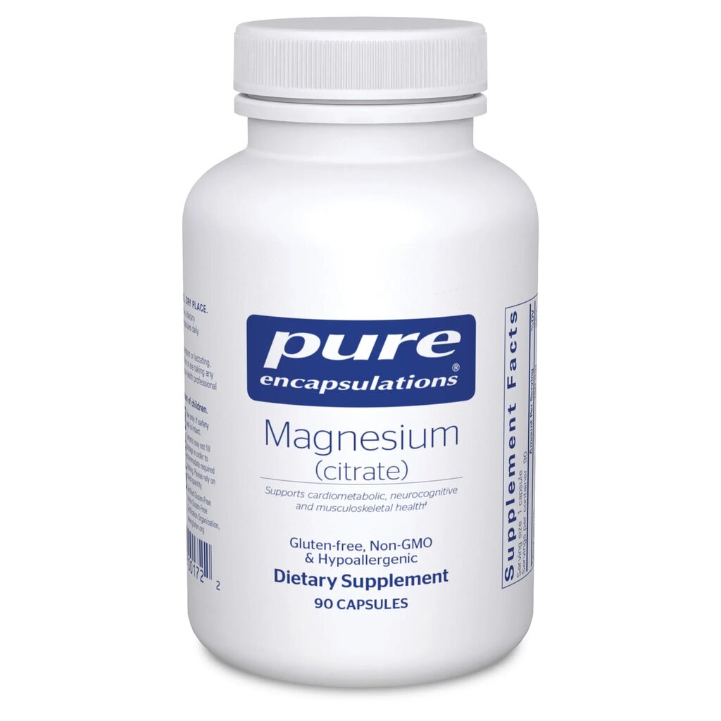 Pure encapsulation mag citrate