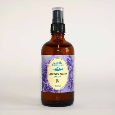 Atlantic Aromatics Organic Lavender Water Ingredients: Lavendula angustifolia flower water 100% Ways to useSpritz lightly on the face or body as a refreshing mist.Use as a natural room or pillow spray for a calming aroma.Add to a bath for a gentle floral touch.Mist over clothes or linens for a light, soothing scent.Use as a toner in a simple skincare routine.For external use only. Avoid contact with eyes. Keep out of reach of children and pets. Store in a cool place away from direct sunlight.