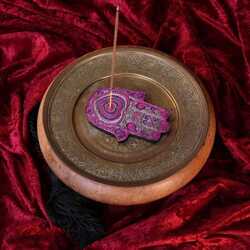 Hamsa-love-incense-burner-pink