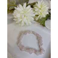 Bracelet- Rose Quartz Chip