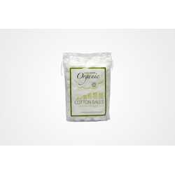 Organic cotton balls front