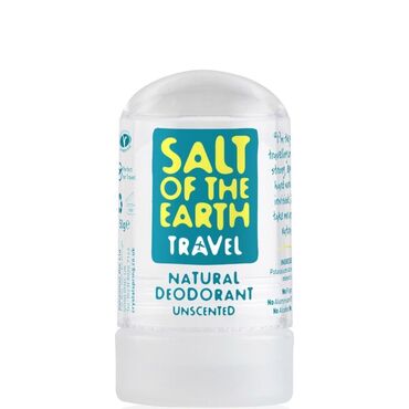 Salt of the Earth Crystal Deodorant Stone - Travel Size Potassium Alum How to Use:Wet the crystal and apply directly to clean, dry underarms.Allow it to dry naturally before dressing.Store in a dry place to extend its lifespan.One stone can last several months, making it a cost-effective and sustainable deodorant choice. 
