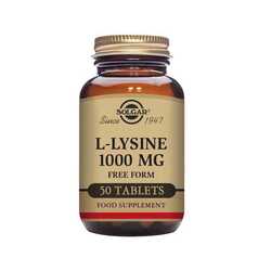 Solgar L Lysine 1000 mg Tablets 50