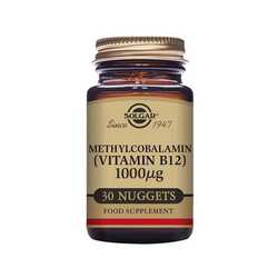 Solgar Methylcobalamin Vitamin B12 1000 ug Nuggets 30