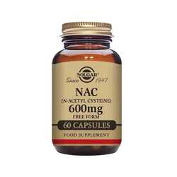 Solgar NAC N Acetyl L Cysteine 600 mg Vegetable Capsules Pack of 60