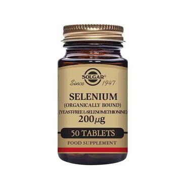 Solgar Selenium 200ug Bulking Agents: (dicalcium phosphate, microcrystalline cellulose), Anti-caking Agents: (silicon dioxide, vegetable magnesium stearate), Selenium (as L-selenomethionine), Cellulose Gum As a food supplement for adults take 1 Tablet daily with food