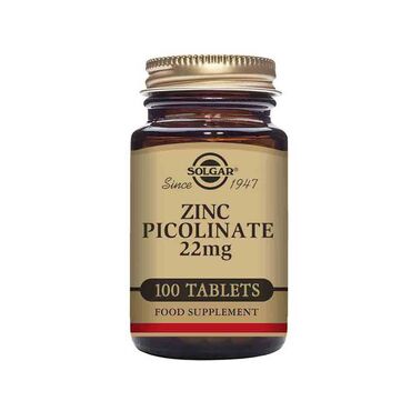 Solgar Zinc Picolinate 22mg Bulking Agents: (dicalcium phosphate,+P3:P378 microcrystalline cellulose), Zinc (as picolinate), Anti-caking Agents: (vegetable magnesium stearate, silicon dioxide, vegetable stearic acid). As a food supplement for adults take 1 tablet daily