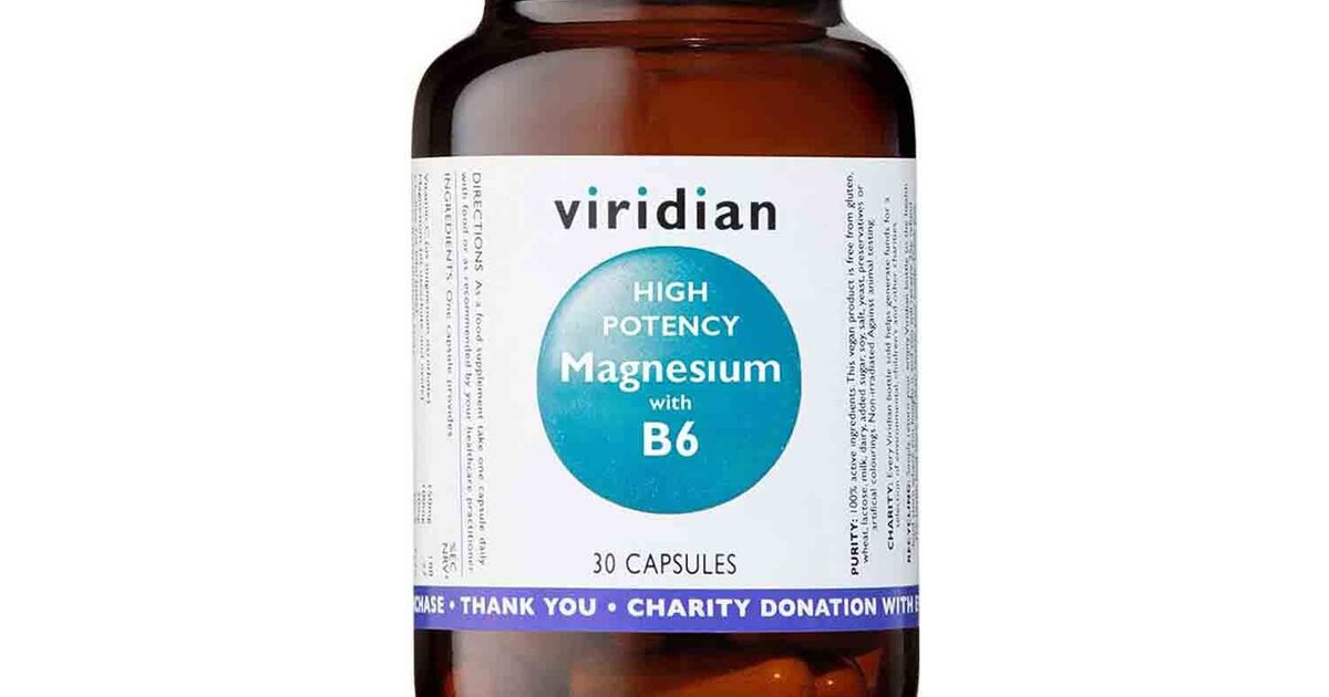 Viridian HiPotency Magnesium 300mg with B6… Natural Health Store
