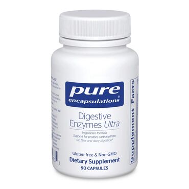 Pure Encapsulations Digestive Enzyme Ultra 2 capsules with each meal, or as directed by a health professional.