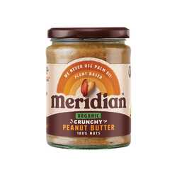 Meridian Organic Crunchy Peanut 470g front