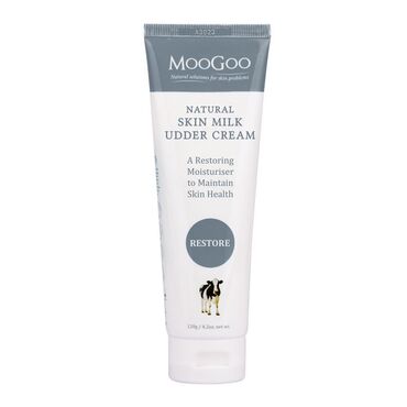 Moo Goo Skin Milk Udder Cream Aqua (H₂O’s Fancy Name), Prunus Amygdalus Dulcis (Sweet Almond) Oil, Olea Europaea (Olive) Fruit Oil, Aloe Barbadensis Leaf Juice (Aloe Vera), Cetearyl Alcohol (Plant-Based Emulsifying Wax), Streaic Acid (Plant-Based Emulsifier), Oryza Sativa (Rice) Bran Oil, Tocopherol (Natural Vitamin E), Piroctone Olamine (Olamine Salt), Polysorbate 60 (Food Grade Emulsifier), Allantoin, P Anisic Acid (Natural Preservative), Coco Caprylate (Coconut-Based Conditioner), Guar Hydroxypropyltrimonium Chloride (Guar Gum), Hydrolysed Milk Protein (For Skin Elasticity), Fragrance (Phthalate Free - Oatmeal), Humulus Lupulus (Hops) Extract.