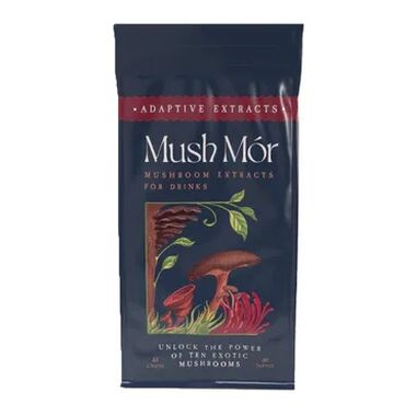 Mush Mór Adaptive Mushroom Blend Mushroom Extracts (Shiitake, Lion's Mane, Cordyceps, Chaga, Maitake, Reishi, Almond Mushroom, Porcini, and Oyster mushrooms.