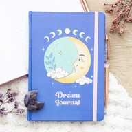 Dream Journal The Moon with Crystal Pen