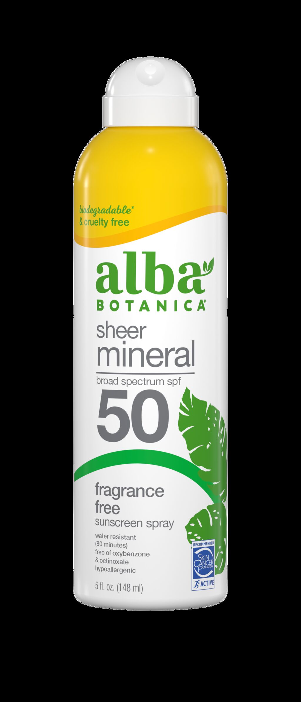Alba Botanica Sheer Mineral spray SPF50