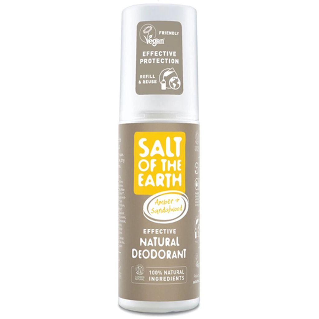Amber and sandalwood deodorant