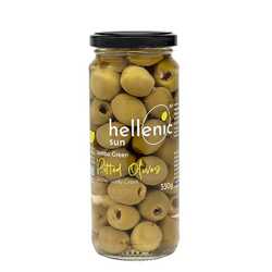 Hellenic Sun Pitted Jumbo Green Olives330g HGPOL 1728x