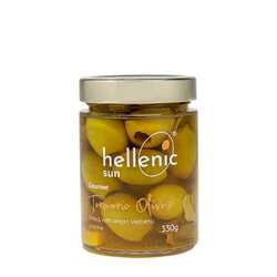 Hellenic Sun Turmeric Olives Pitted
