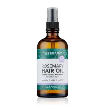 Tisserand Rosemary Hair Oil Prunus Amygdalus Dulcis (Sweet Almond) Oil, Helianthus Annuus (Sunflower) Seed Oil, Nigella Sativa Seed (Black Seed) Oil, Rosmarinus Officinalis (Rosemary) Leaf Oil, Tocopherol, Limonene*, Linalool*, Benzyl Benzoate*, Citronellol*, Eugenol*, Geraniol*.*Naturally occurring within essential oils Simply apply a small amount of Rosemary Hair Oil to the scalp, massage in with fingertips and comb through to the ends of the hair, paying attention to dry and damaged areas. For longer hair, add a few extra pumps if needed. Can be applied to wet or dry hair. Leave on for at least 30 minutes then wash hair as normal. Use 2-3 times a week for best results.