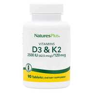 Nature's Plus Vitamin D3 & K2