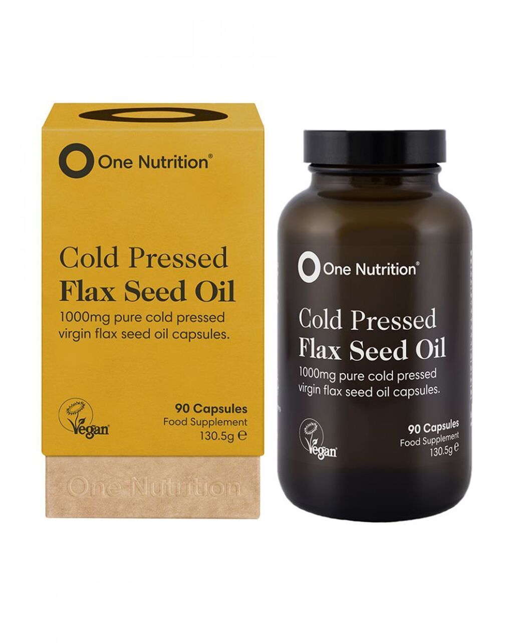Flax seed oil capsules