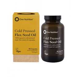 Flax seed oil capsules