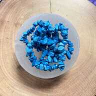 Bracelet Blue Howlite Chip