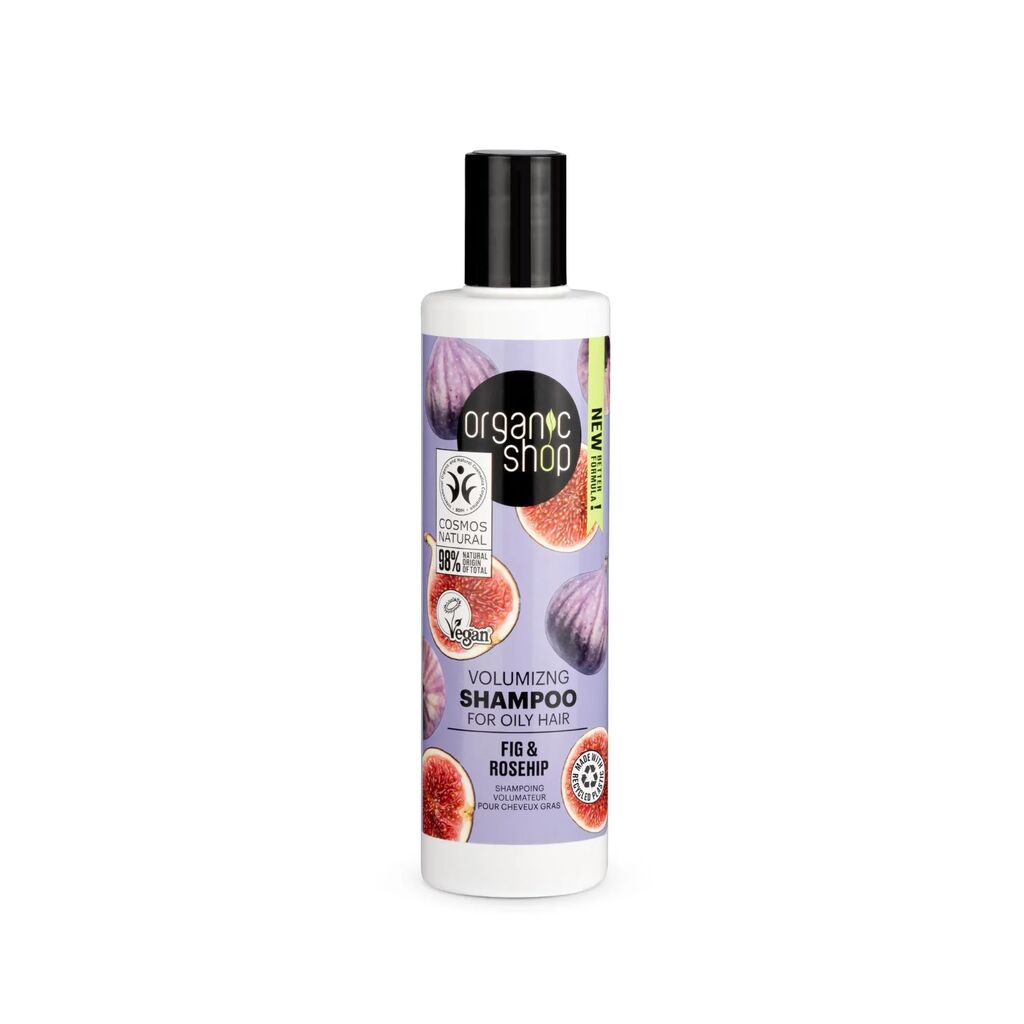 Volumizing Shampoo Oily Hair Fig Rosehip FRONT