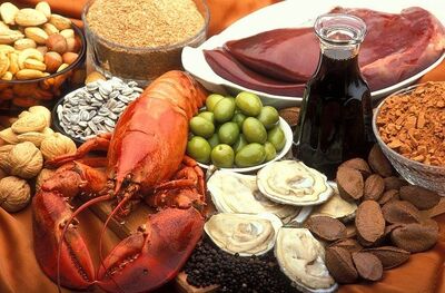 Food sources of Zinc