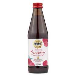 5144 BIONA Cranberry Pure Pressed Juice 330ml 001 WEB
