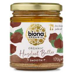 5847 BIONA Hazelnut Butter Smooth 170g 001 WEB